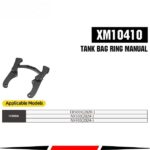RHINOWALK TANK BAG ADAPTER BASE / XM10410BK - Imagen 4