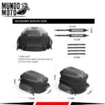 Maleta Trasera Semirrígida para Motocicleta Rhinowalk MT2335 (23L - 35L) - Imagen 3